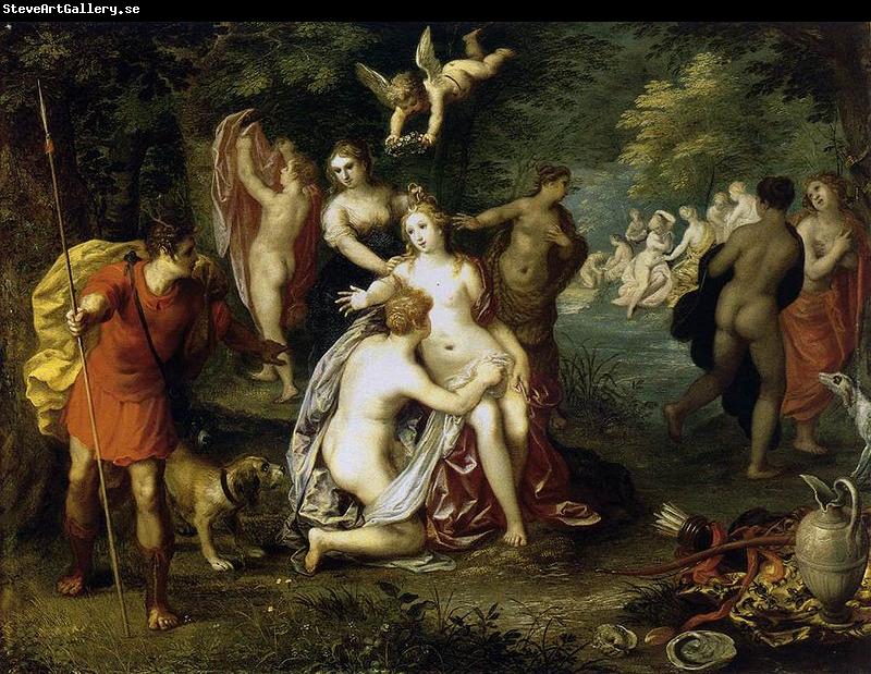 Hendrick van balen Diana Turns Actaeon into a Stag